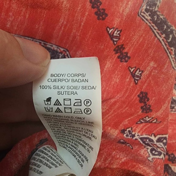 Lucky Brand 100% Silk Tank - Small - Picture 3 of 6